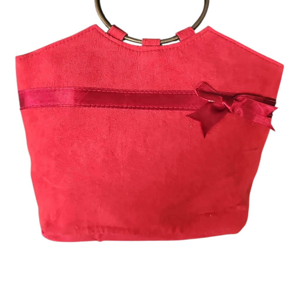 Vintage Suede Clutch
